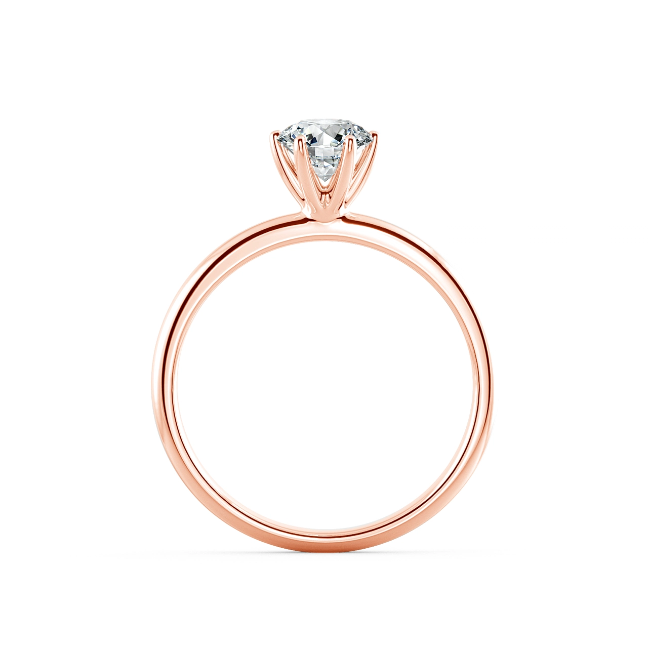 Four Prongs Solitaire Classic Engagement Ring NCH1101 5